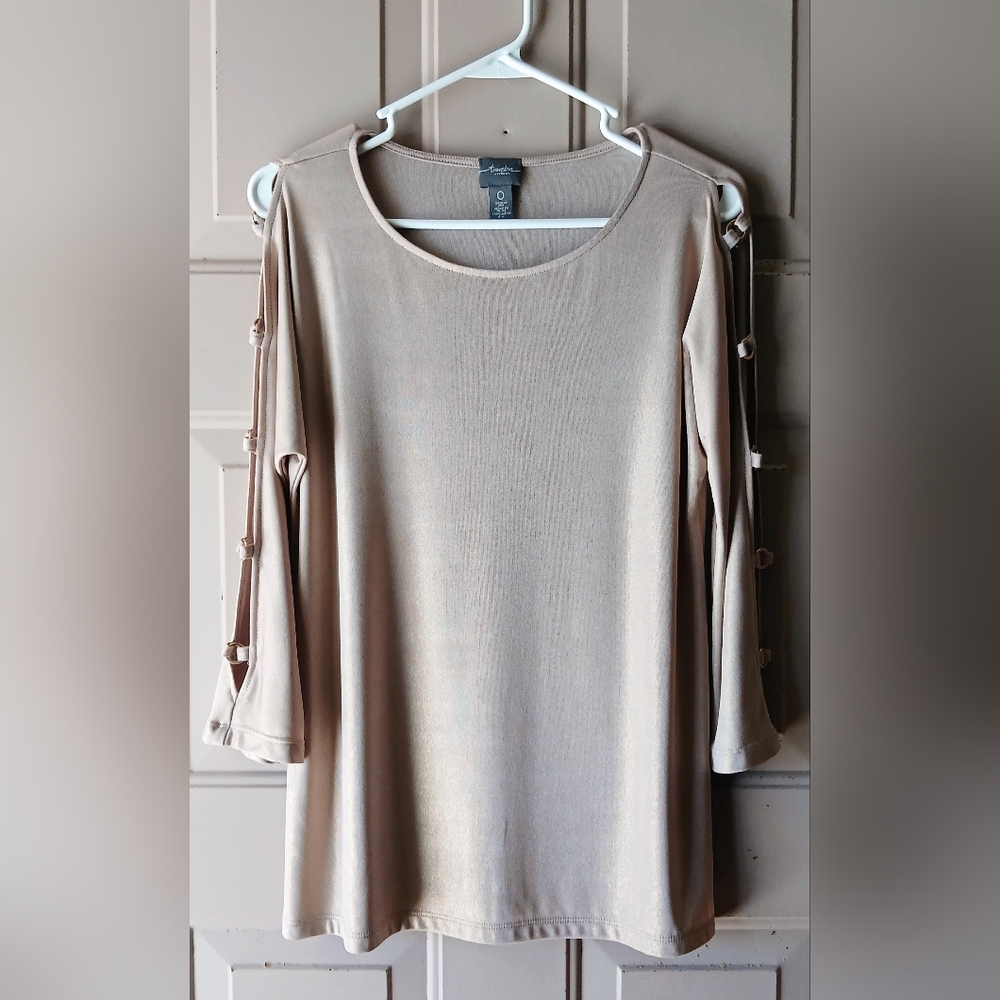 Chic Beige Women's Blouse